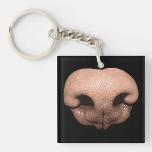 Giant Dog Nose Key Ring