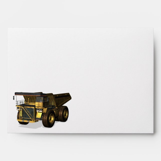 Giant Dump Truck Model Envelope (Front)