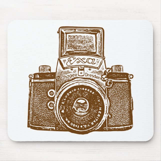 Giant East German Camera - Brown Mouse Pad (Front)