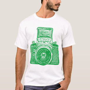 Giant East German Camera - Grass Green T-Shirt