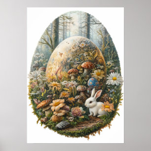Giant Easter Egg Fantasy Wall Art