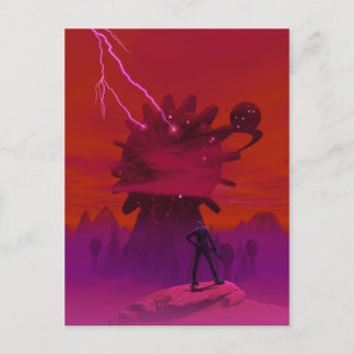 Giant Energy Gathering Tower Postcard
