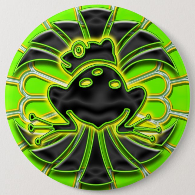Giant Frog Deco Button (Front)