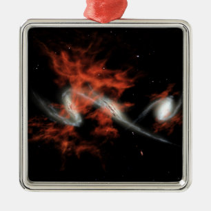 Giant galactic blobs metal tree decoration