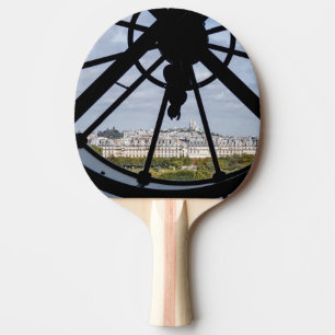 Giant glass clock at the Musée d'Orsay - Paris Ping Pong Paddle