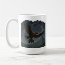 Giant Golden Eagle Carrying Elephant Fantasy Art