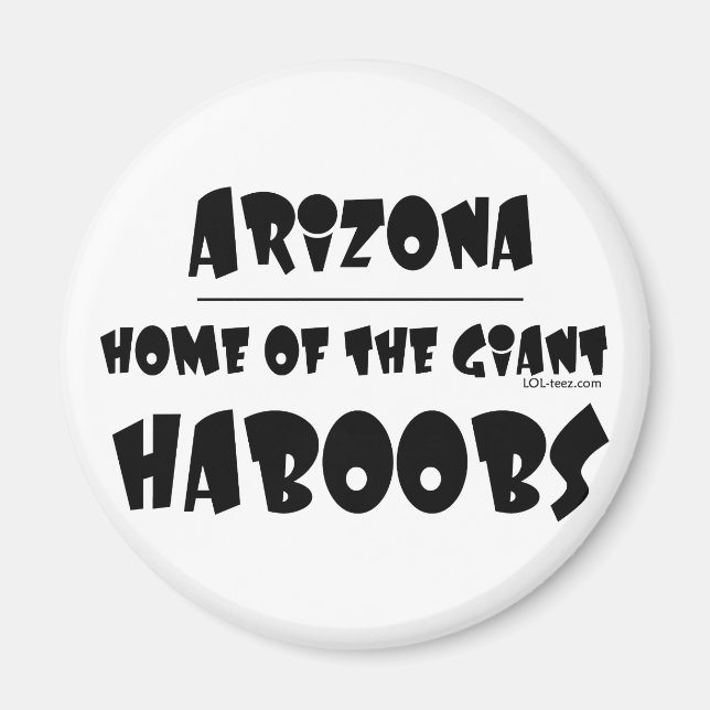 Giant Haboobs Magnet (Front)