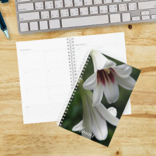 Giant Himalayan Lilies Floral Calendar Planner