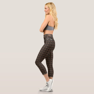 Giant Hippo Finds Love, Capri Leggings