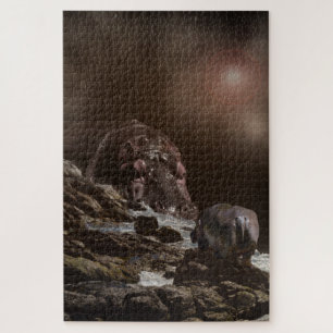 Giant Hippo Finds Love, Jigsaw Puzzle