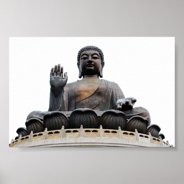 Giant Hong Kong sitting Buddha Poster (Front)