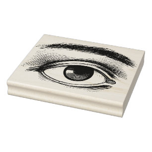 Giant Human Eye Rubber Stamp
