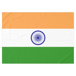 Giant Indian Flag Tablecloth