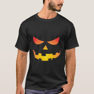 Giant Jack O' Lantern Face Halloween Pumpkin Fun  T-Shirt