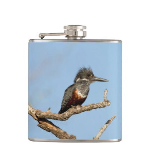 Giant Kingfisher Hip Flask