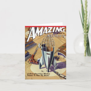 Giant Machine Cinematic Greeting or Note Card