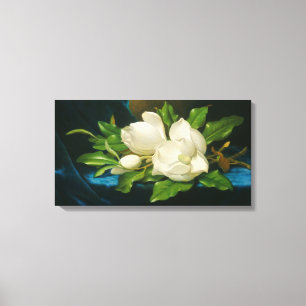Giant Magnolias on a Blue Velvet Cloth, c.1890 (oi Canvas Print