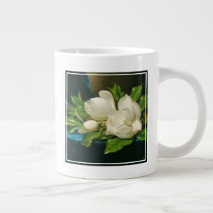 Giant Magnolias on a Blue Velvet Cloth, c.1890 (oi Large Coffee Mug
