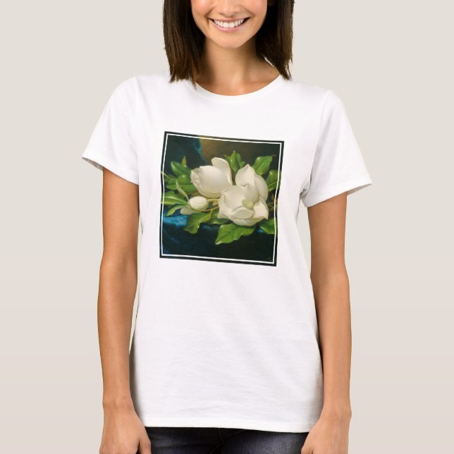 Giant Magnolias on a Blue Velvet Cloth, c.1890 (oi T-Shirt (Front)