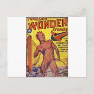 Giant Man Thing from the Sea Postcard