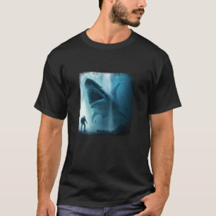 Giant Megalodon Shark T-Shirt