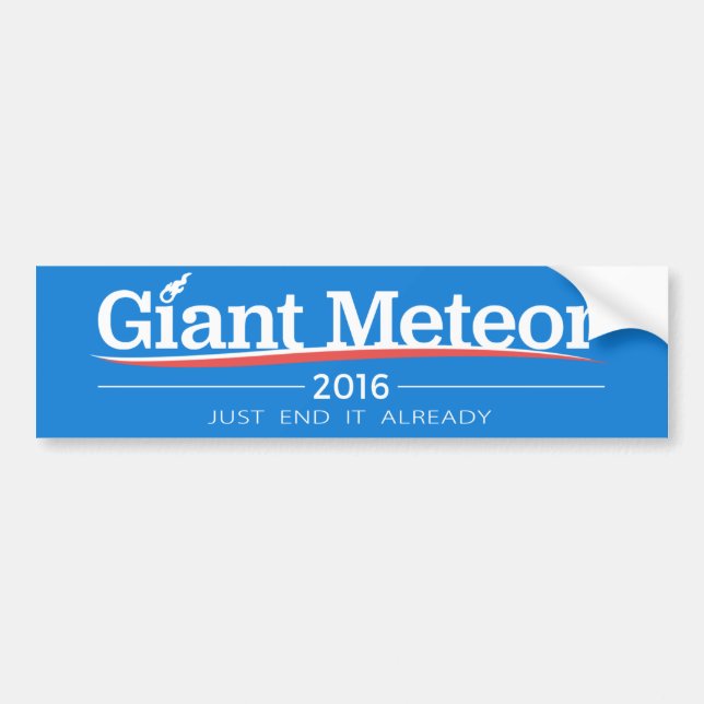 Giant Meteor 2016 Bumper Sticker (Front)