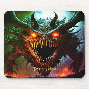 Giant Monster Halloween Mousepad