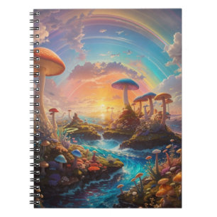 giant mushrooms notebook