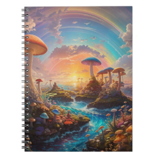 giant mushrooms notebook
