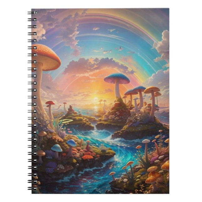 giant mushrooms notebook (Front)