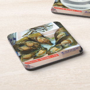 Giant Mussels Tsukiji Fish Market, Tokyo, Japan Coaster