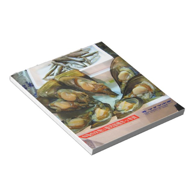 Giant Mussels Tsukiji Fish Market, Tokyo, Japan Notepad (Angled)