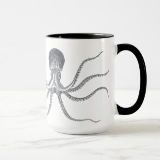 Giant Octopus Nautical Design Mug