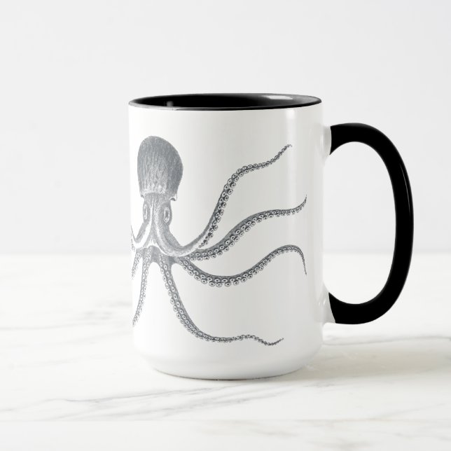Giant Octopus Nautical Design Mug (Right)