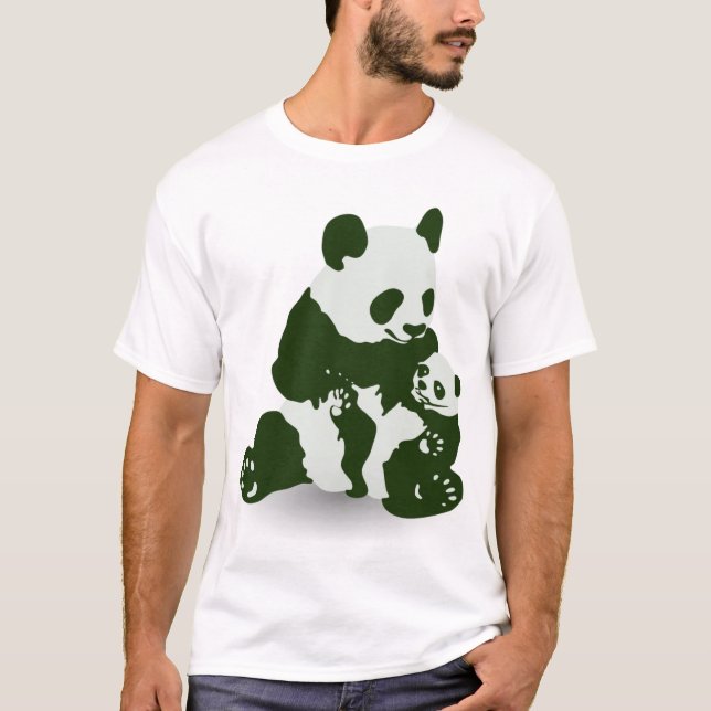 Giant Panda and Cub T-Shirt (Front)