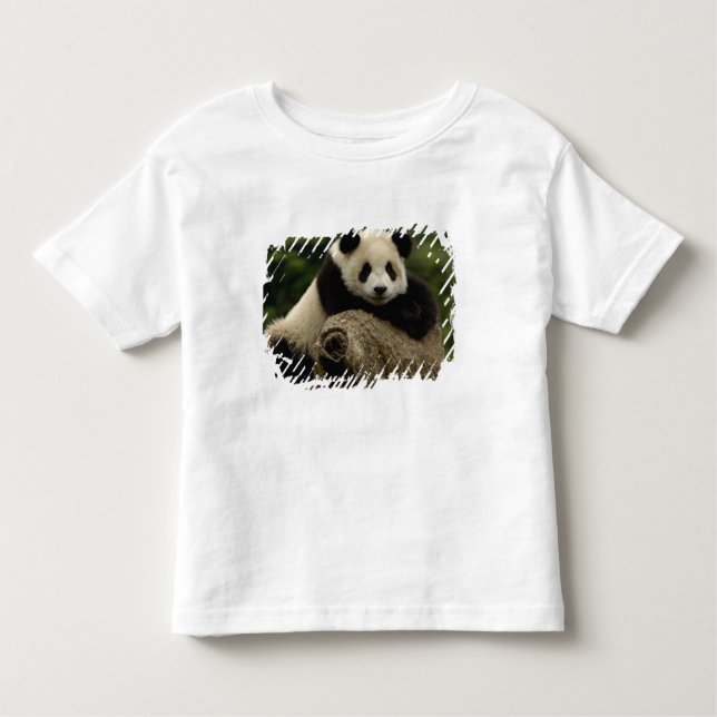 Giant panda baby Ailuropoda melanoleuca) Toddler T-Shirt (Front)