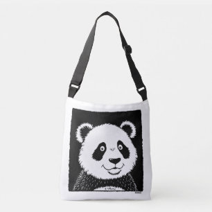 Giant Panda Bear Crossbody Bag