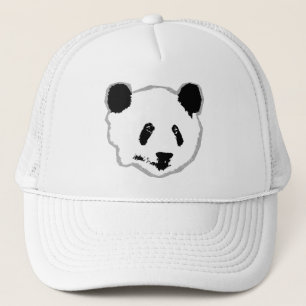 Giant Panda Bear Face Trucker Hat
