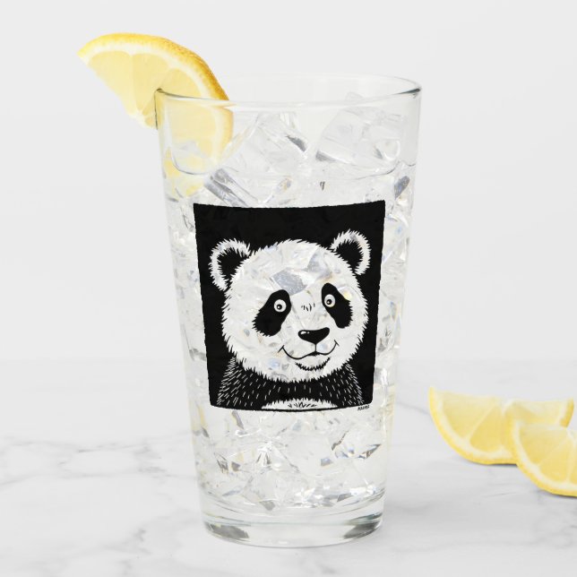Giant Panda Bear Glass (Front Ice)