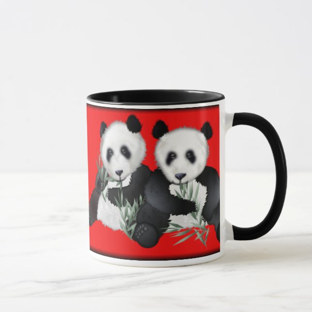 Giant Panda Bears Mug (Right)