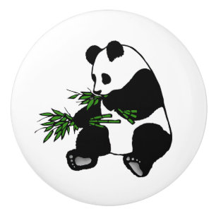 Giant Panda Ceramic Knob