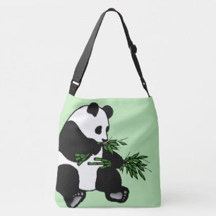 Giant Panda Green Crossbody Bag