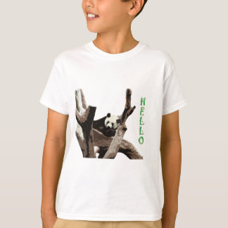 Giant panda in a wild animal zoo photography. T-Shirt