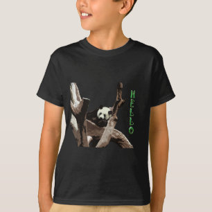 Giant panda in a wild animal zoo photography. T-Shirt
