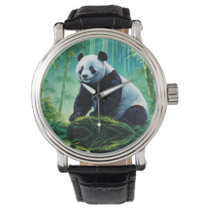 Giant Panda in Bamboo Forest Watch