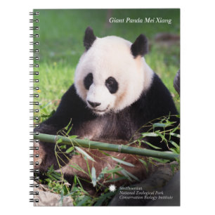 Giant Panda Mei Xiang Spiral Notebook