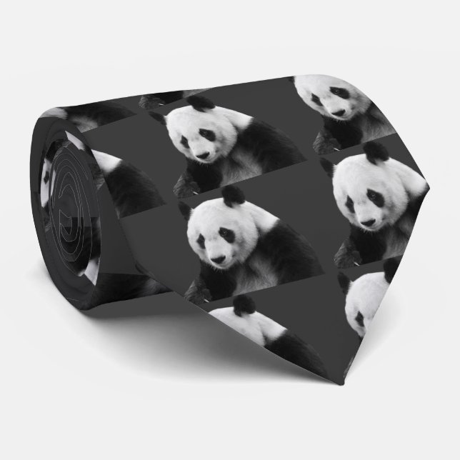 Giant Panda Tie (Rolled)