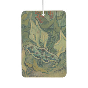 Giant Peacock Moth (1889) by Vincent van Gogh Car Air Freshener