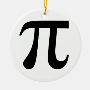 Giant "Pi" Symbol Ceramic Tree Decoration