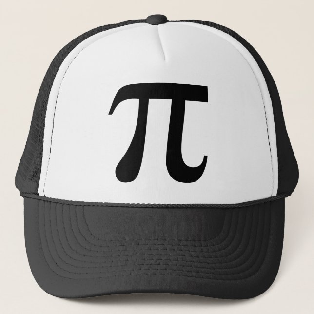 Giant "Pi" Symbol Trucker Hat (Front)